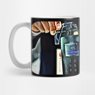 Businessman black creditcard Mug